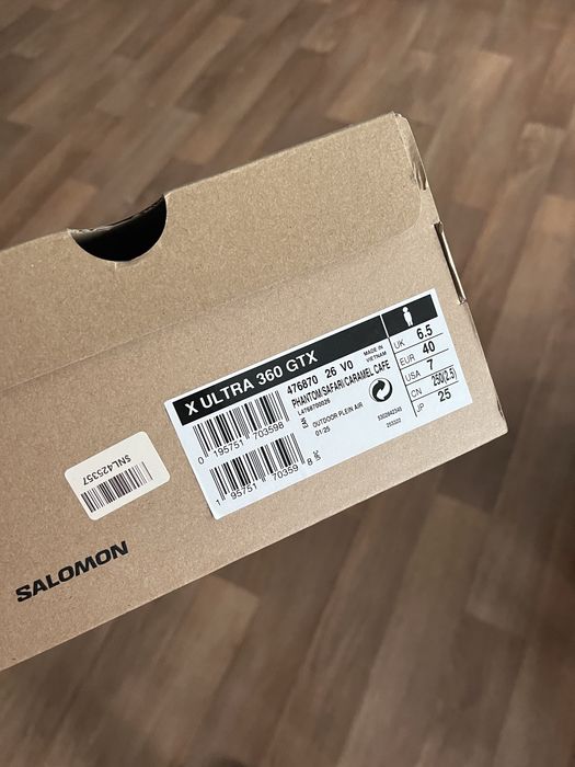 Чоловічі кросівки Salomon Х Ultra 360 Gtx