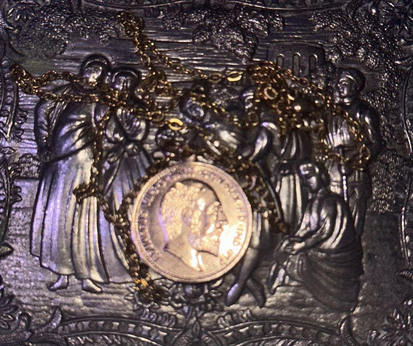 Colar fino ouro 9k com pingente libra 18-22k