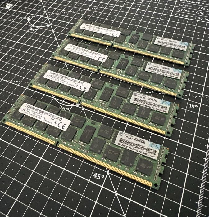 Pamięć serwer RAM Micron DDR3L 4 razy  16GB 2Rx4