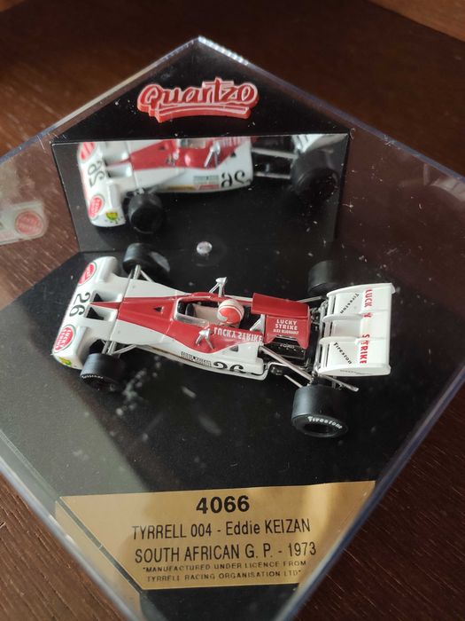 Carro Colecção 1:43 QUARTZO 4066 F1 Tyrrel 004 Eddie Keizan #26 1973