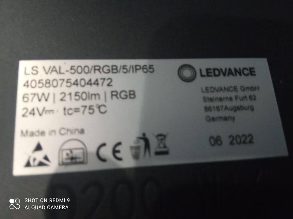 Taśma LED  67w 300led 24v RGB IP65 5m