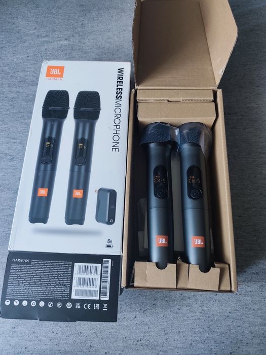JBL Wireless Microphone – 2 bezprzewodowe mikrofony | NOWE | Karaoke