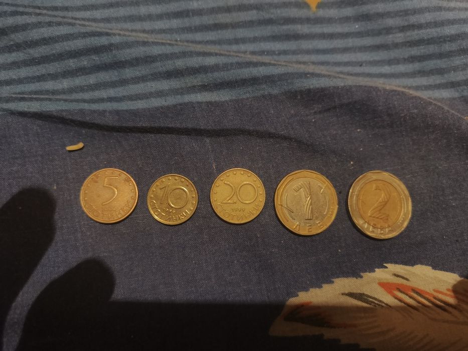 Продам монети болгарські леви 1,2,50,20,10, ціна договірна