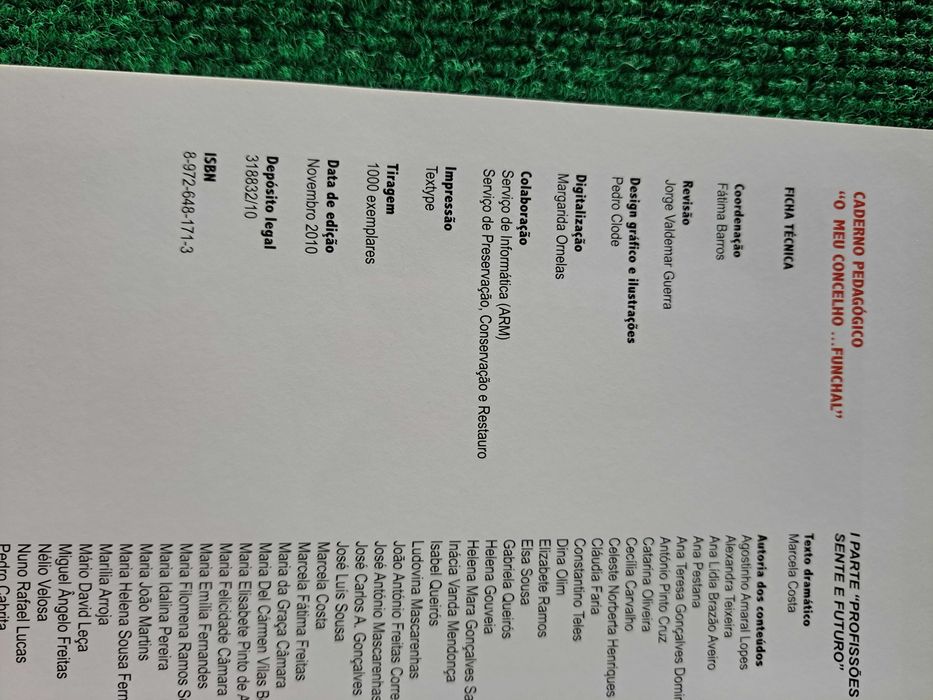 O Meu Concelho... Funchal - Caderno Pedagógico