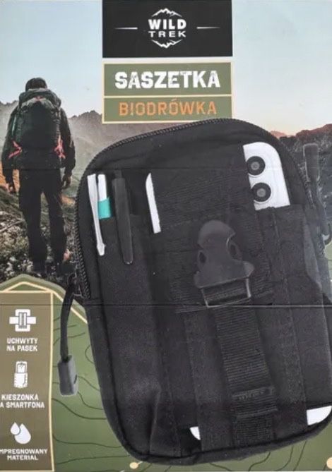 Saszeta w kolorze czarnnym