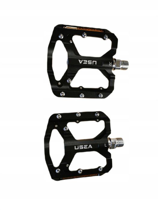 Pedały rowerowe Usea wytrzymałe z odblaskiem, stalowy korpus