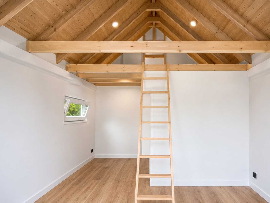 Domek drewniany NOWOCZESNA STODOŁA 30m² – dostępne od ręki, szybki montaż!