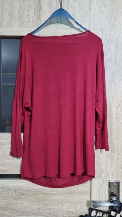 Lejąca bluzka z rękawem 3/4
