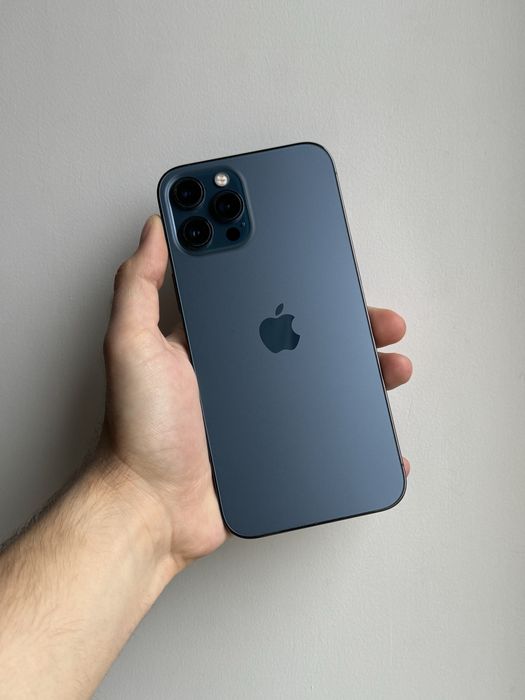 iPhone 12 Pro Max 256 Gb Pacific Blue Neverlock АКБ 90% Отличный