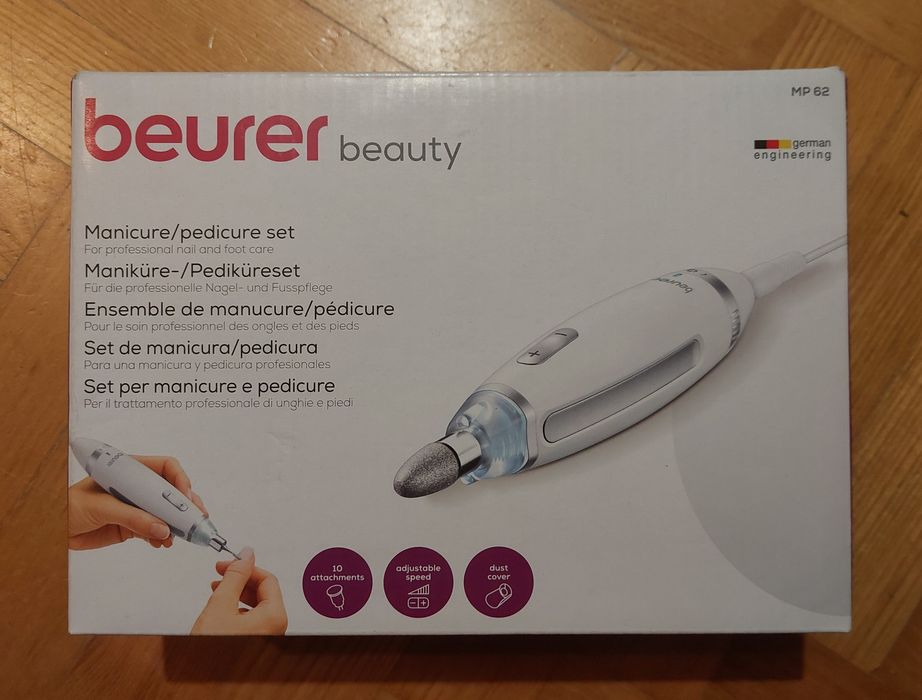 Beurer beauty, frezarka do paznokci, zestaw do manicure pedicure
