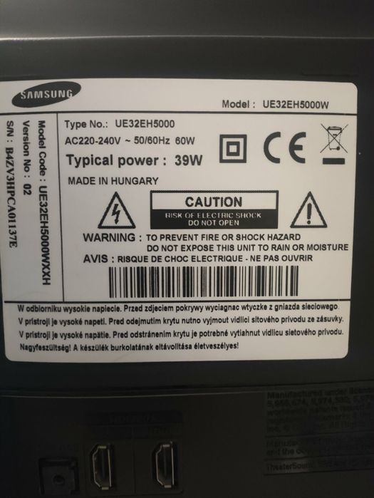 Telewizor Samsung 32 cale
