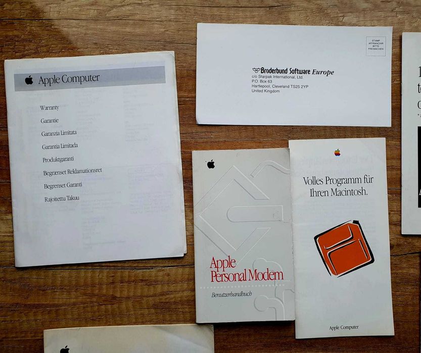 Instrukcje Apple Macintosh głównie niemiecki