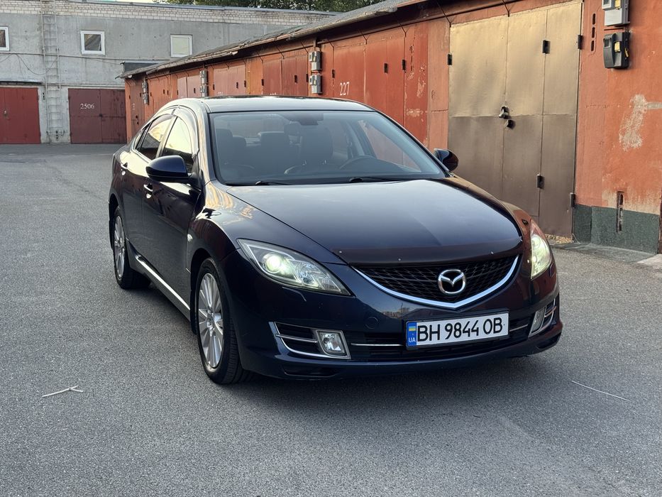 Mazda 6 2.0 газ/бенз., АВТОМАТ, 2008. Максимальна комплектація: шкіряний салон, клімат, підігріви, памʼять стдінь, камера.