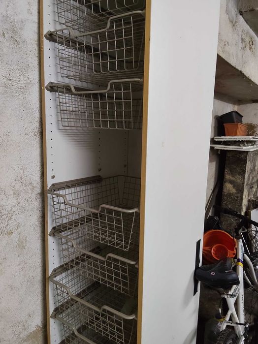 Cesto gaveta IKEA com calha