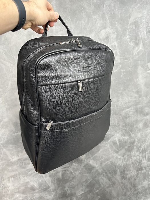 Кожаный мужской  рюкзак Армани чоловічий портфель , ранець шкіряний