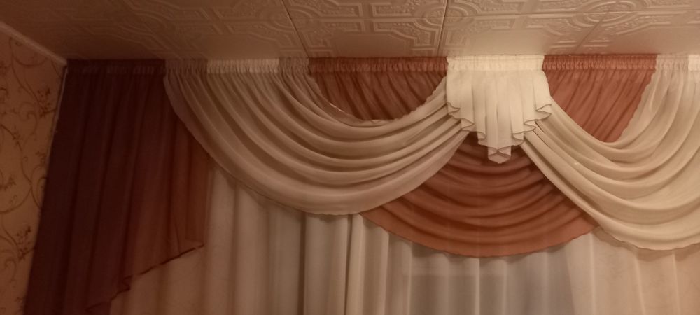 Ламбрекен шифон,тюль