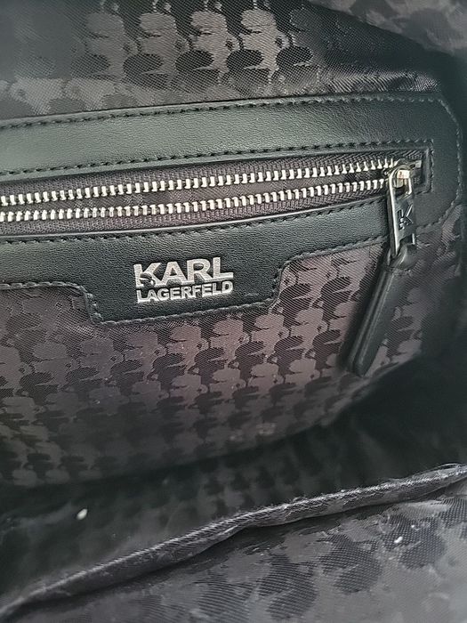 karl lagerfeld studio – plecak srebrny