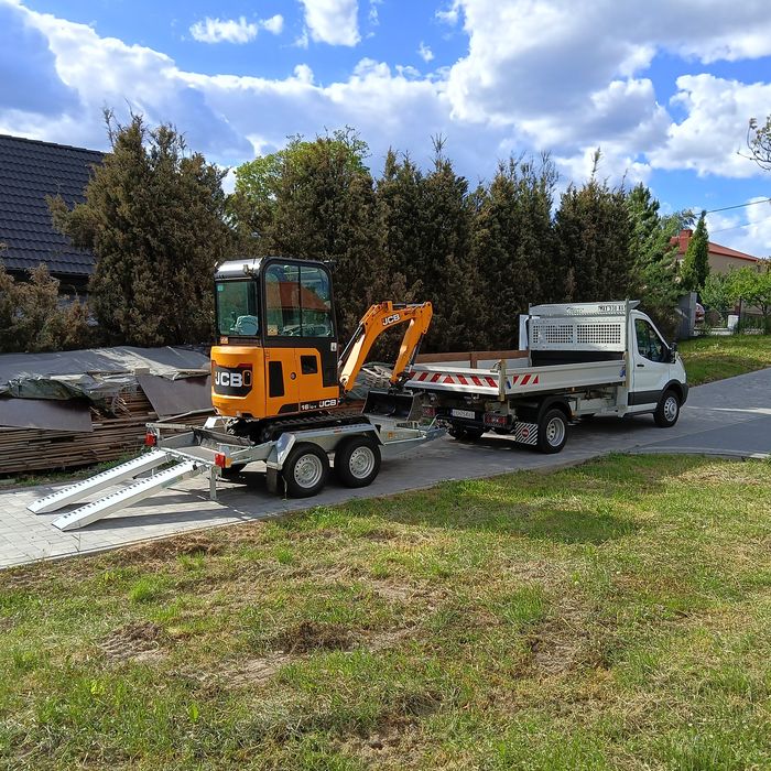 Usługi mini koparka, transport wywrotka do 3,5 tony