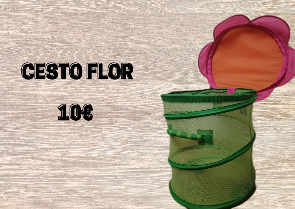 Cesto em formato flor