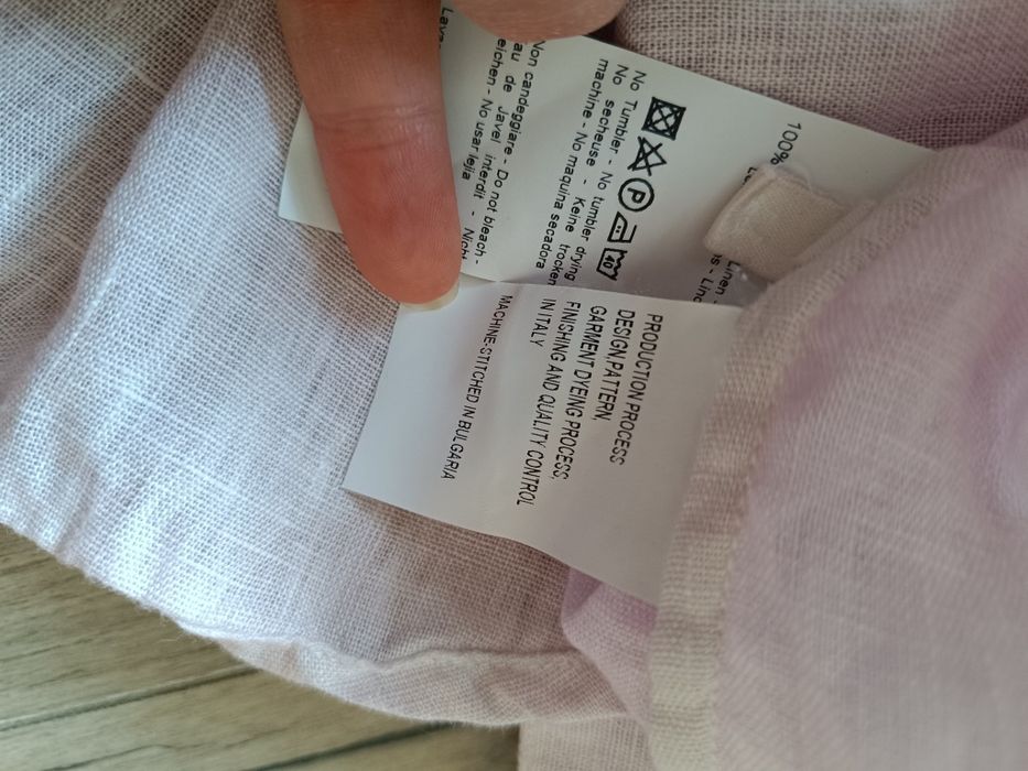 Koszula lniana 100% len 120% lino rozmiar 40