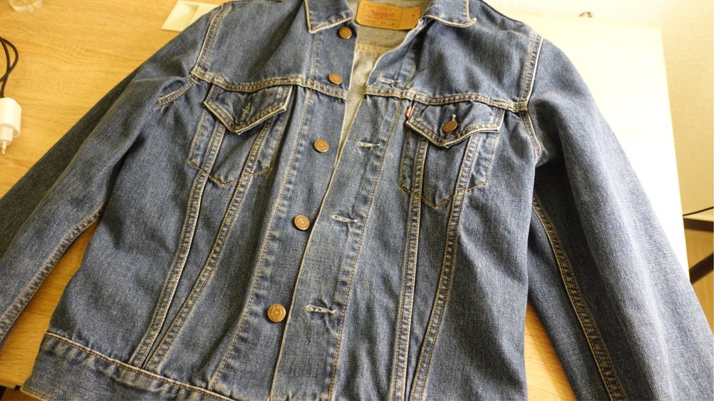 Джинсовка levis унисекс женская мужская джинсовая куртка