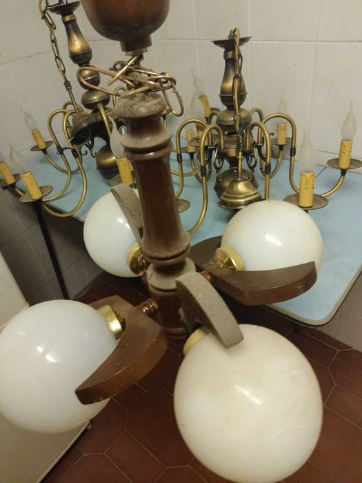 Conjunto Candeeiros Sala antigos