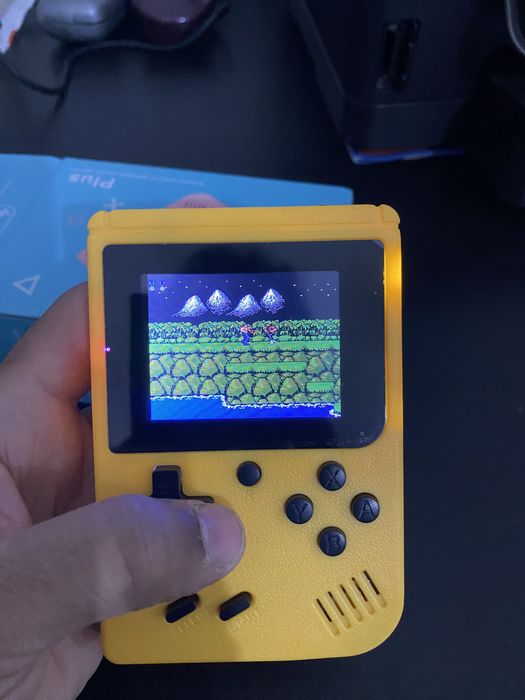 Mini video game 500 Jogo Super mario Contra