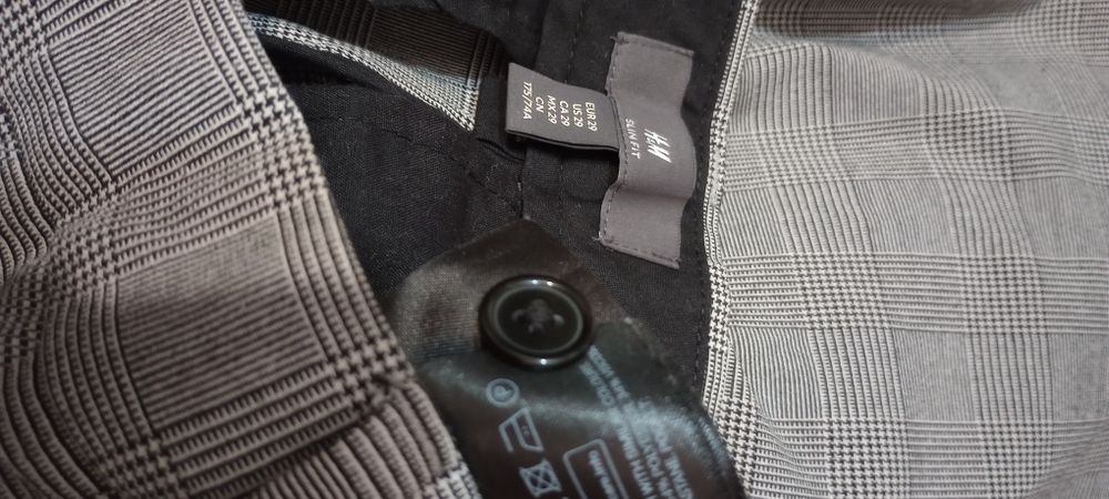 Spodnie męskie szare r 29 H&M