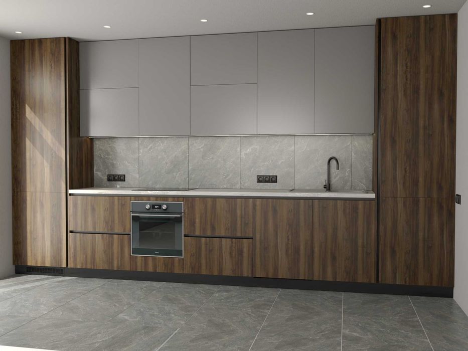 Кухня з Gola ручкою до стелі: 17 000 грн. - Кухонні меблі Київ на Olx