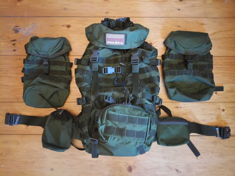 Plecak Wisport Raccoon 45L - świetny stan, kompletny zestaw.