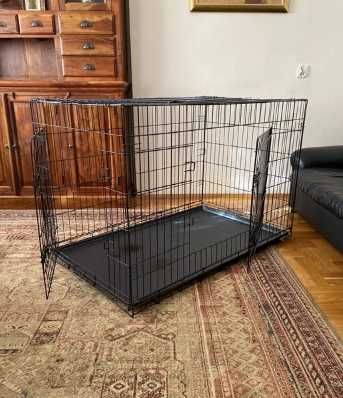 Klatka dla psa NOWA metalowa XXXL kojec transporter PREMIUM 122CM