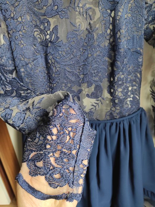 Sukienka granatowa Lavika