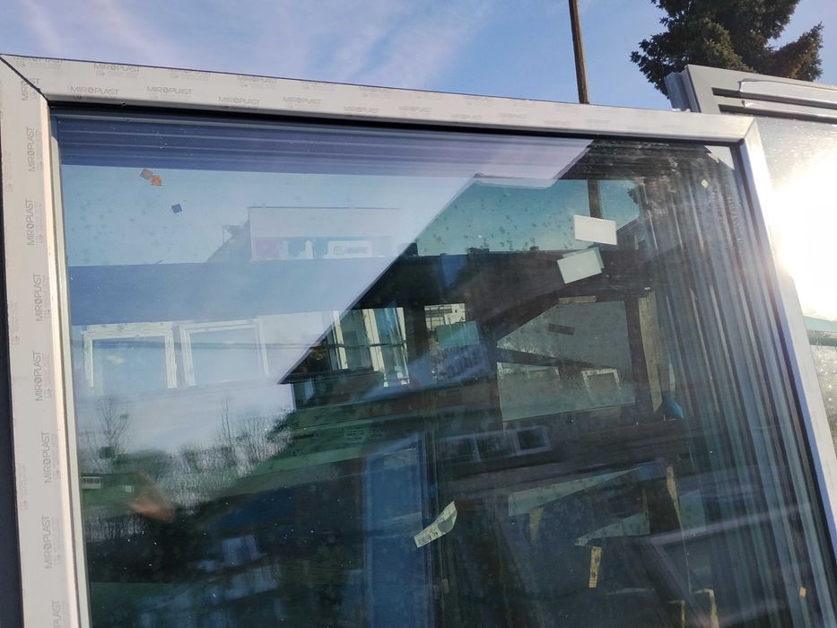 Okno pcv fix 150/200 antracyt