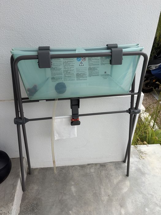 Banheira stokke flexi bath com suporte