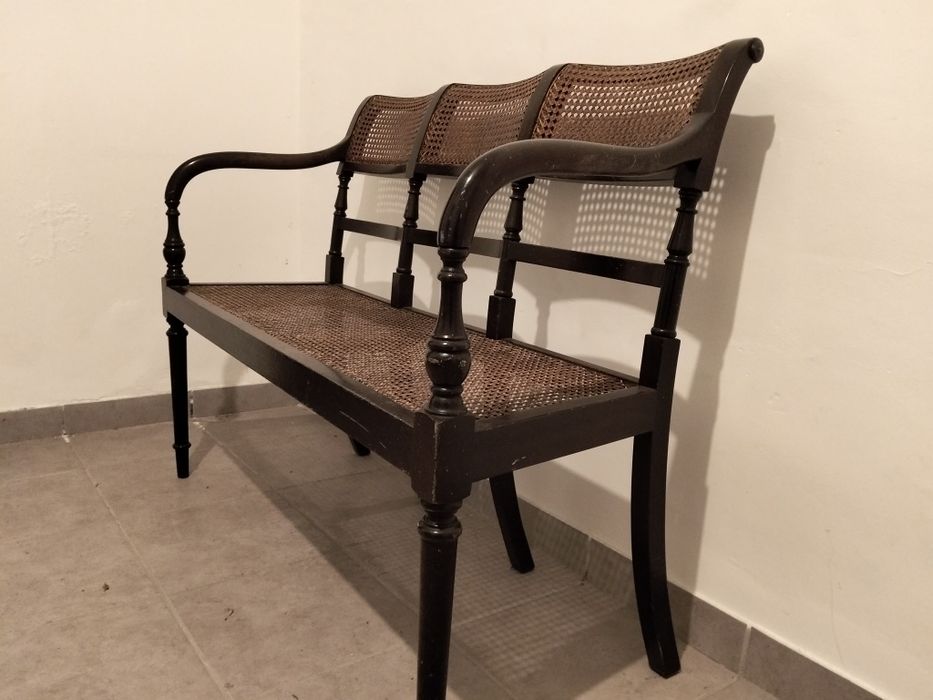 Canapé vintage palhinha