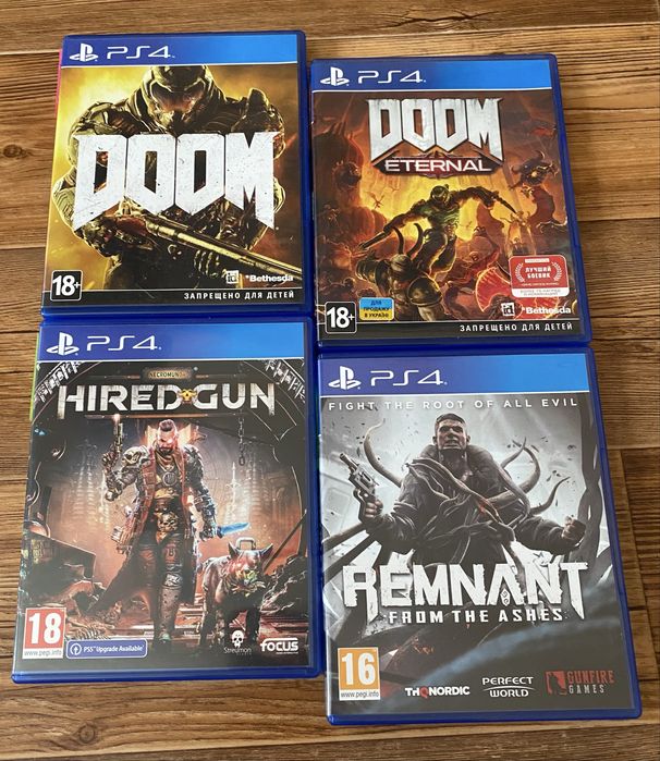 Sony PS4/PS5: Stalker, UFC4, Dark Souls, Sekiro,Doom,Ghost of Thushima
