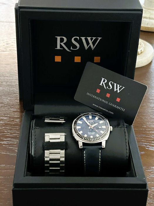 RSW Romeo Dive Automatic RSWA117 – Swiss Made – NOS – Full Set