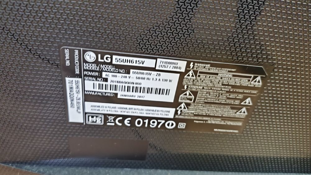 LG 55" Smart TV 4K UHD