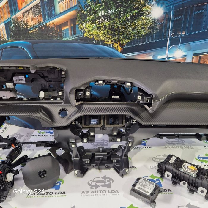 Tablier com kit de airbags completo para Peugeot 208 de 2008