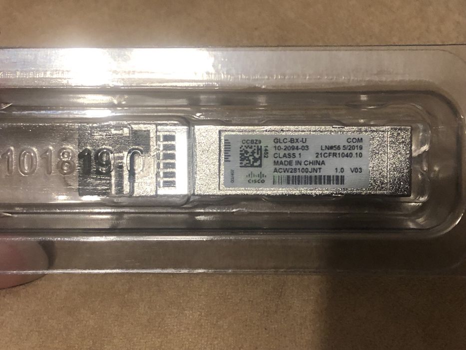 Модуль Cisco GLC-BX-D  10-2093-03 /Cisco GLC-BX-U 10-2094-03  Оригинал