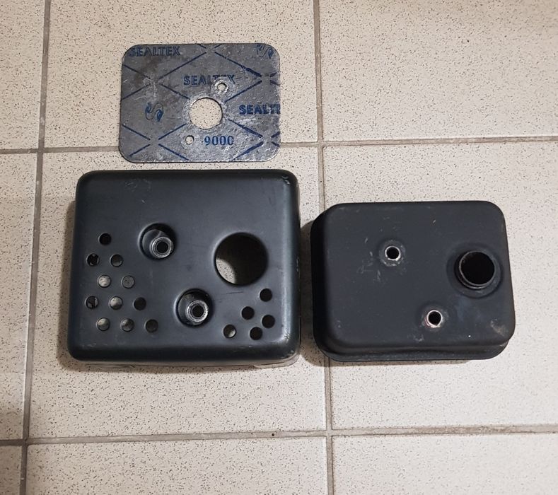 Глушник в зборі Газонокосарки Oleo Mac G 44PK новий, запчастини