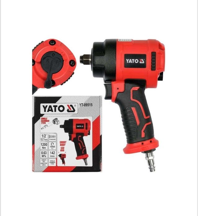 Пневматичний ключ 1/2" MINI 1200 Нм YATO YT-09515