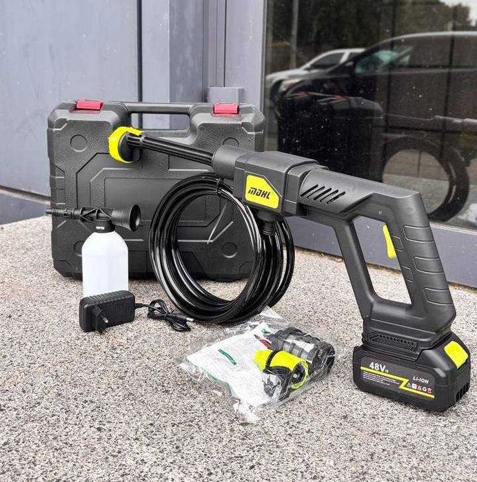 Мини мойка высокого давления аккумуляторная портативная для авто 30бар