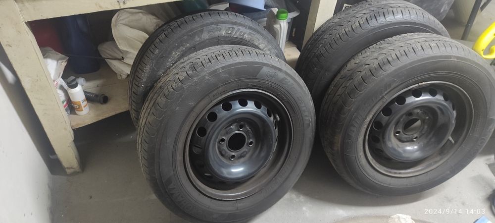 Felgi stalowe 4x100 Renault Megane z oponamiI