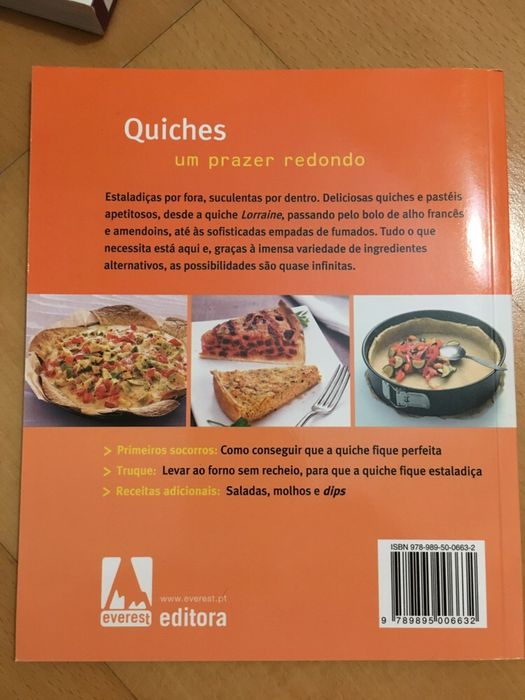 Livro: Quiches - um prazer redondo