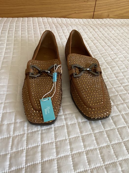 Alma Blue mocassins