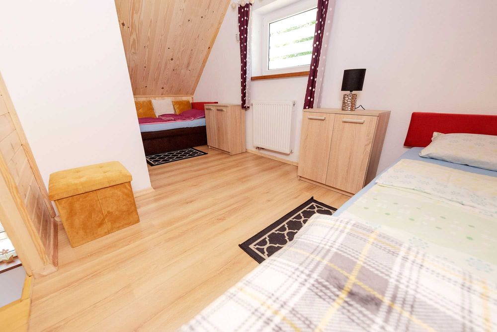 Dom całoroczny 8os Harbutowice zagrodamlynski.pl ferie luty BALIA