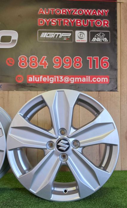 Nowe alufelgi SUZUKI 16x4x100 - Alto, Baleno, Celerio, Ignis, Swift