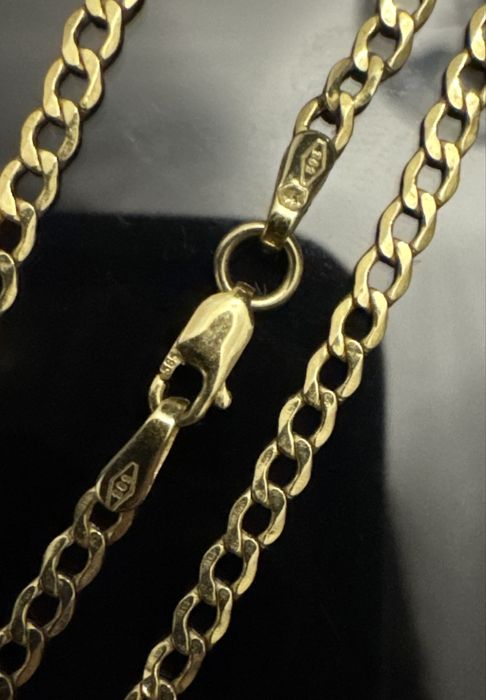 Złoty łańcuszek pancerka, złoto pr 585