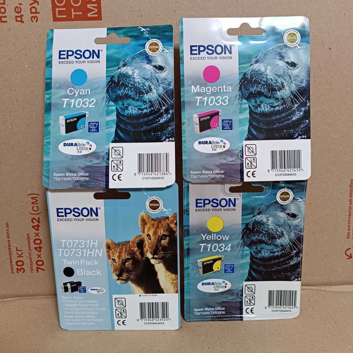 Картридж оригінальний Epson T0731H ( T0731HN ) , T1032 , T1033 , T1034